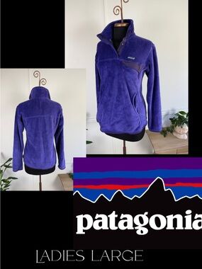Patagonia Women’s Deep Purple Snap-T Fleece Pullover
